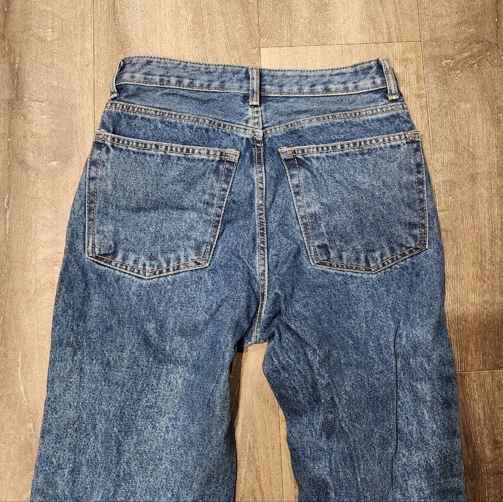 Oak + Fort High Rise Baggy Jean - Picture 6 of 6